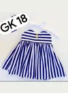 Blue Colour GURUKRUPA Girls Fancy Party Wear One Piece Kids Colllection GK-18